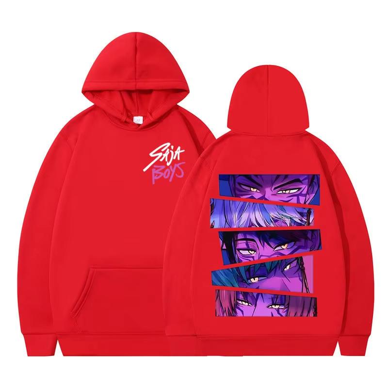 Kpop Demon Hunters Saja Boys Movie Hoodie Men Women Fashion Clothing Pullover Long Sleeves Loose Casual Harajuku Sweatshirt Tide