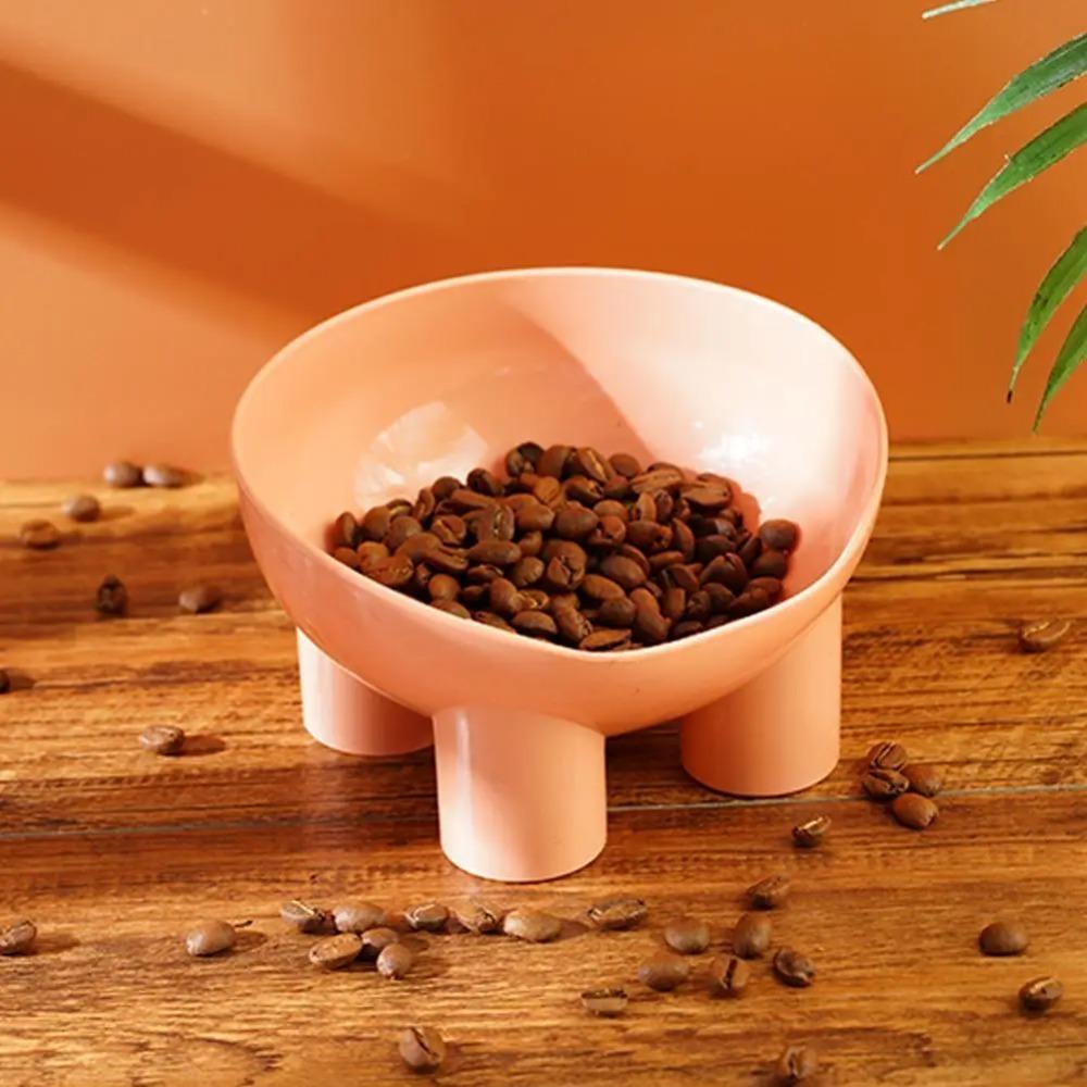 

Non-Slip Anti-Dumping Pet Bowl 45° Inclined - Macaron 4-Color Pet Grade, High Feet Stable Food & Water Dish for Cats Dogs розовый
