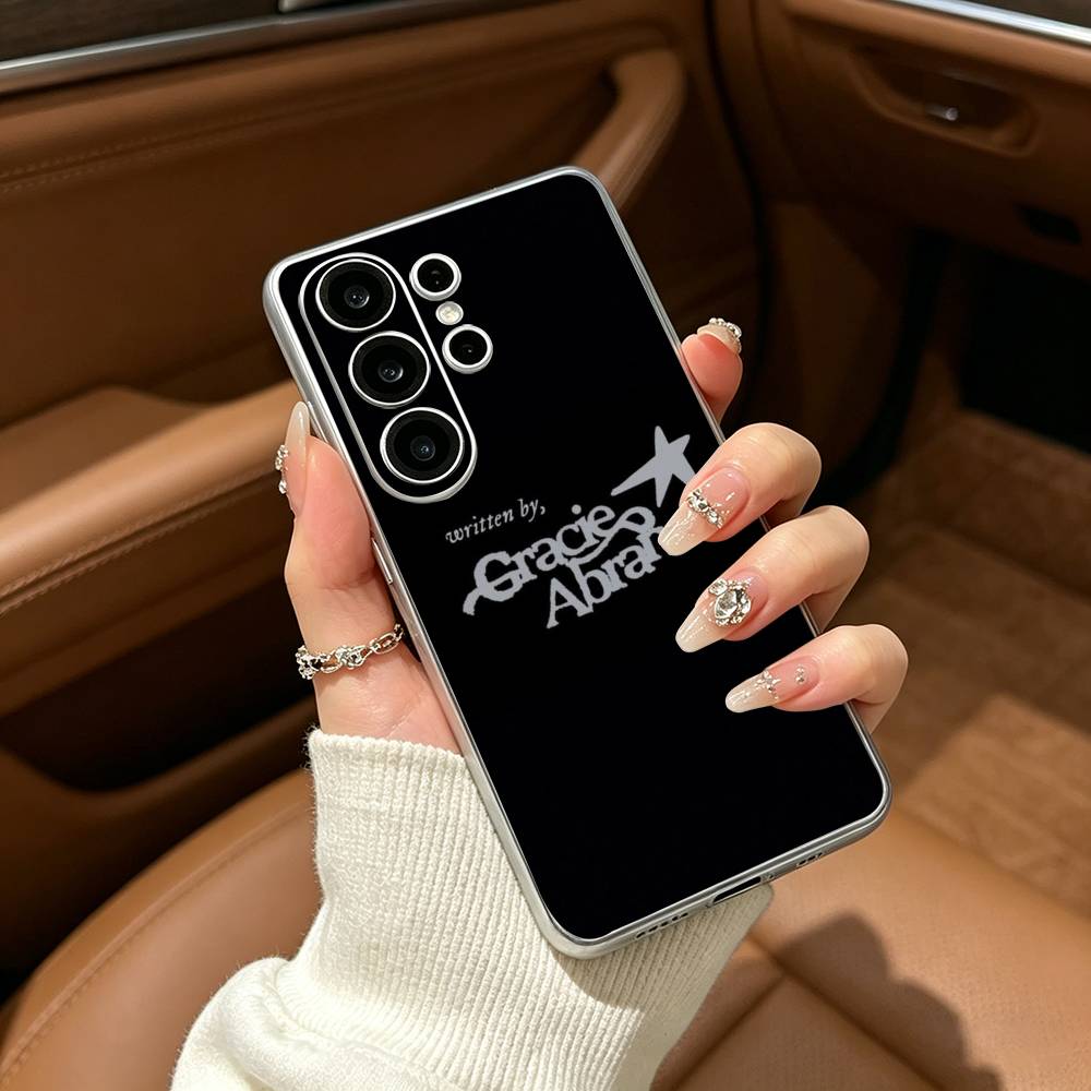 Pop-Sängerin-Gracie-A-Abrams Klare Handyhülle für Samsung S25, S24, S21, S22, S23, S30, Ultra, S20, Plus, FE, Lite