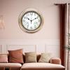 12 Inch Clock with Combined And Hygrometer, Silent No Ticking for Home, Living Room