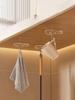50Pcs Heart Shaped Transparent Adhesive Hooks Powerful No Drill Wall Hangers For Kitchen Bathroom