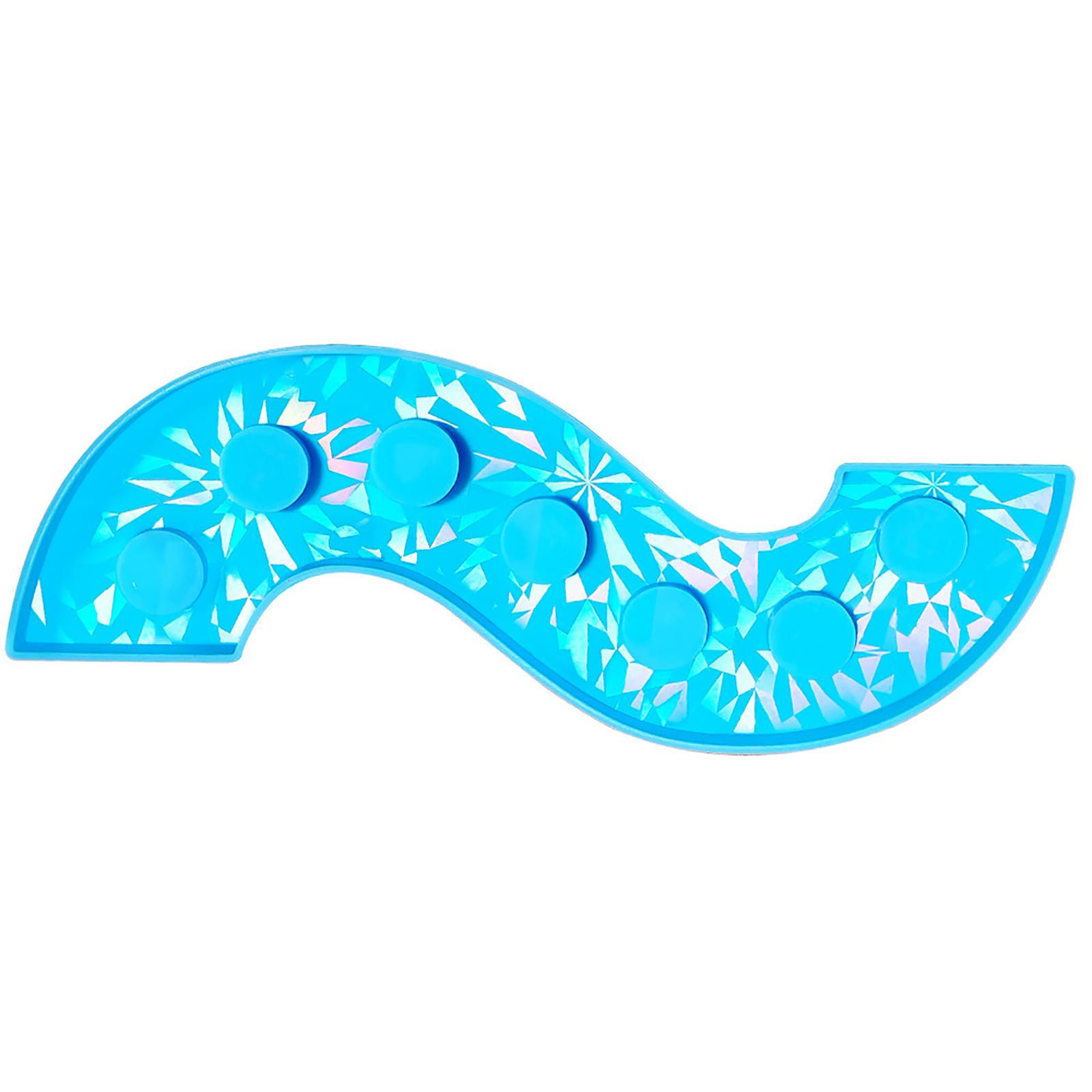 

Уникальные S-образные силиконовые формы для поделок. Красивые подставки для свечей. Создание формы. Шикарный S-образный подсвечник. Форма для крафта. синий