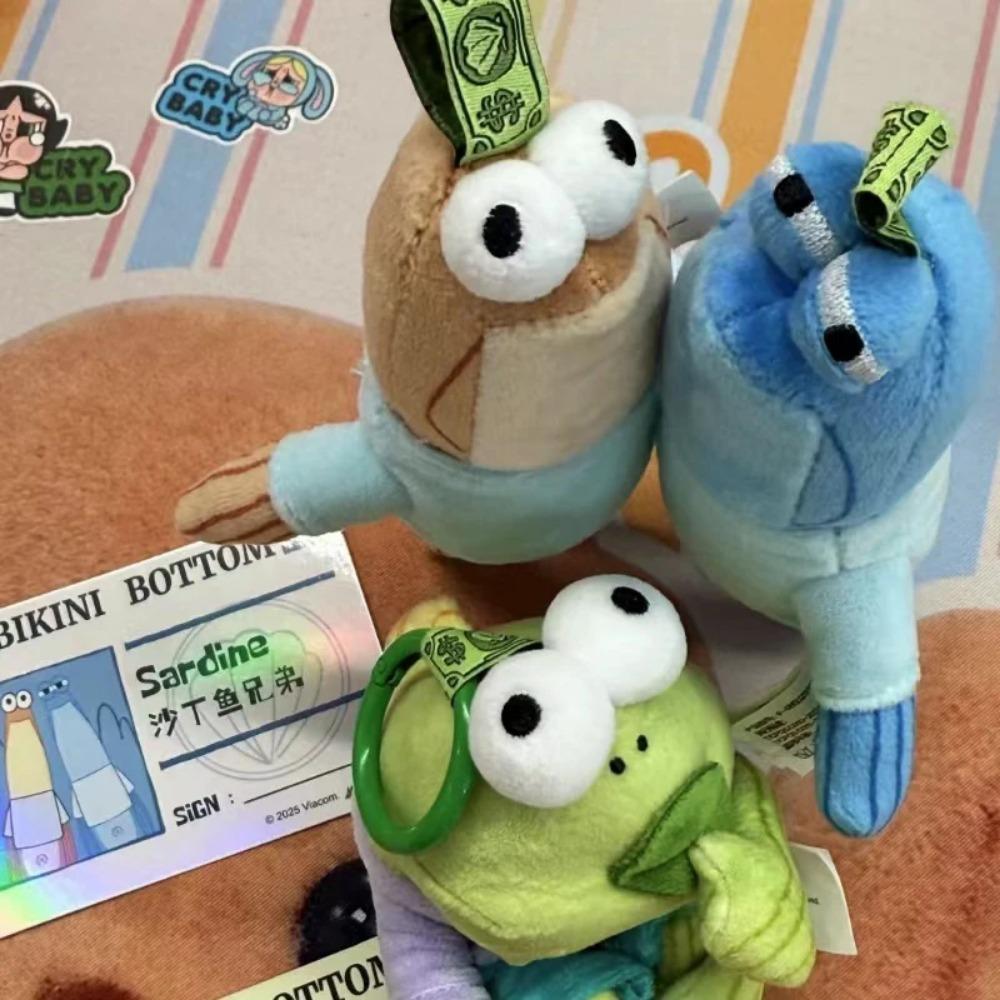 Genuine Bikini Botton Buddies Series Funny Plush Pendant Blind Box Trendy Doll Collection Cartoon Backpack Pendant Surprise Gift