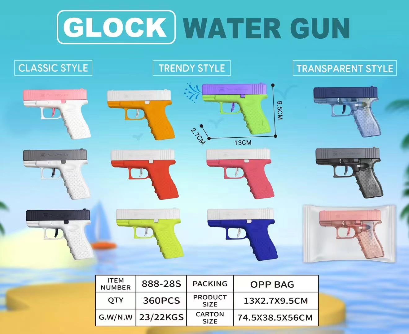 1911 Desert Eagle Water Gun: Manual Blowback Squirt Toy for Kids