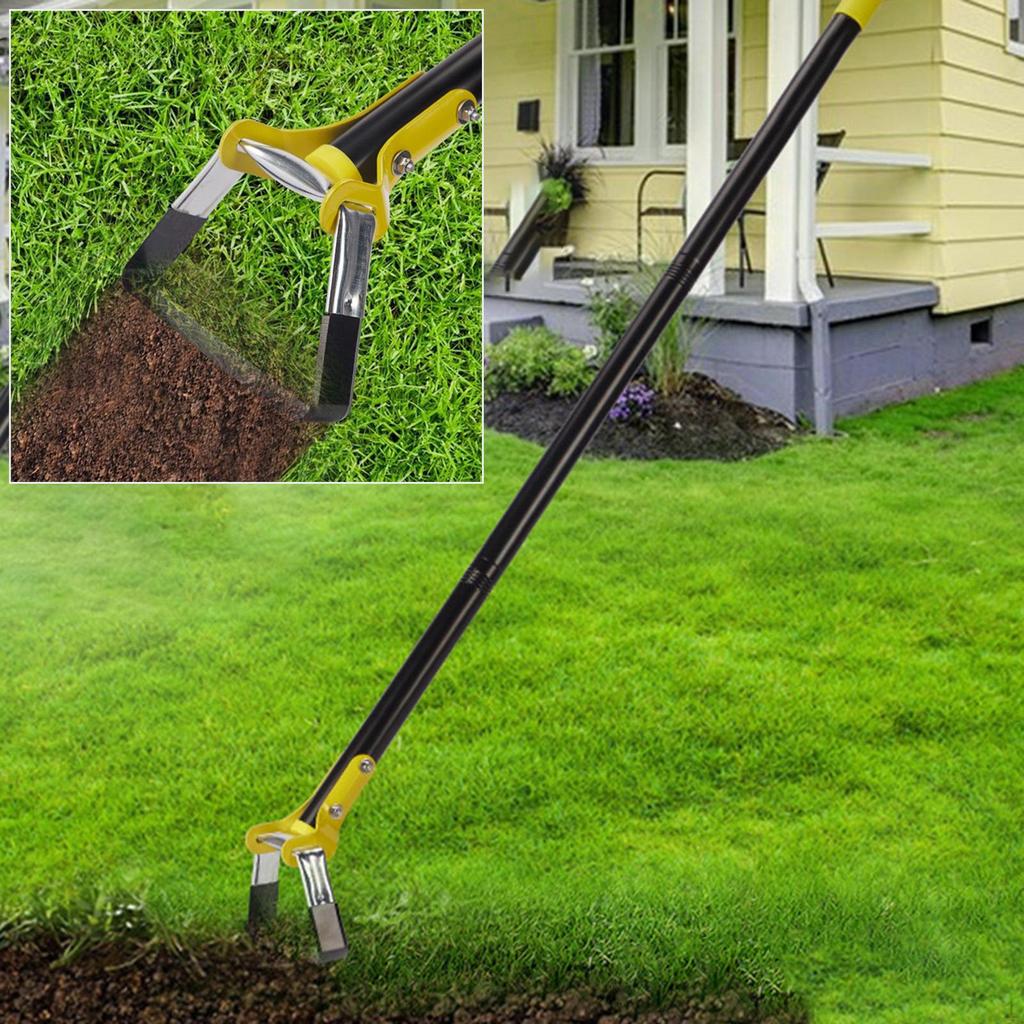 Garden Hoe with Handle Multifunctional Tool Weeding Rake for Scarifying