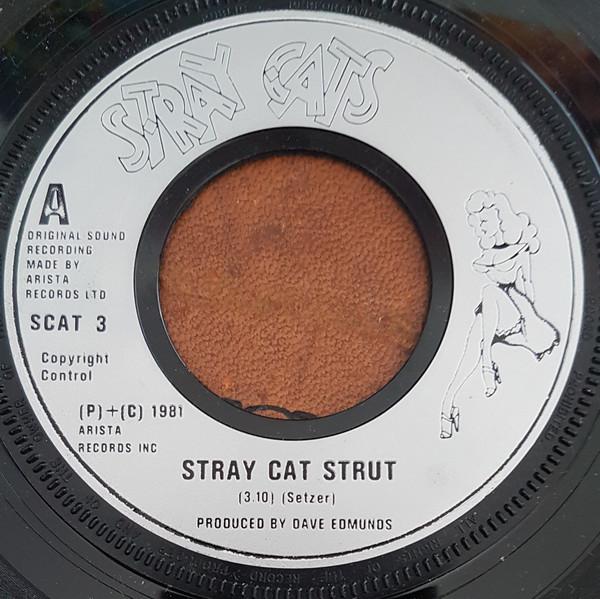

7inch Record STRAY CATS - Stray Cat Strut SCAT3 Arista 1981 UK Rock Used