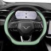 Kaiyi Kunlun New Energy Napa Leather Steering Wheel Cover: Anti-Slip, No Sewing, All-Season.