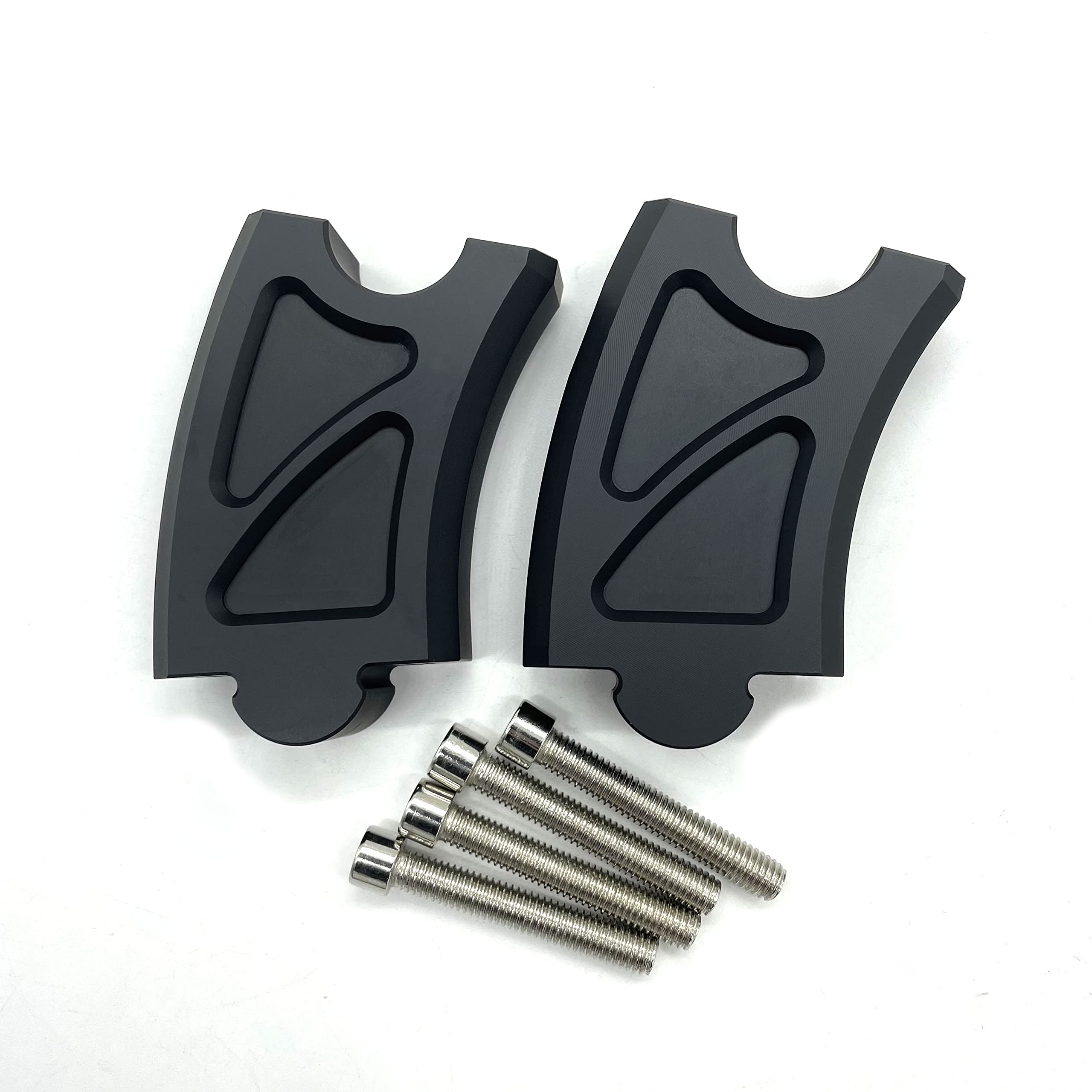 

motokano CNC Алюминиевые проставки руля для Rebel 250/500, подъем 8,5 см (приблизительно. 2.5cm) (черный)