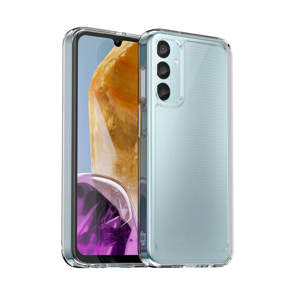 

KEYSION Прозрачный противоударный чехол для Samsung M15 5G F15 5G Мягкий силиконовый чехол TPU для задней крышки телефона Galaxy F15 M15 5G for Samsung F15 5G чистый