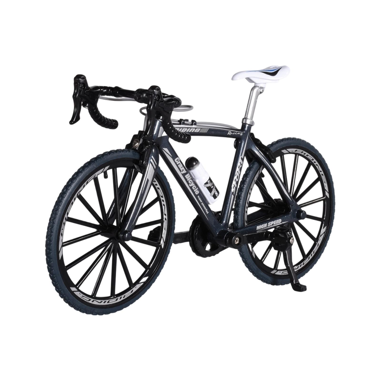 

Diecast Alloy Time Trial Bicycle Model with Movable Parts Realistic Simulation Sports Bike Ornament for Collection Display One Size