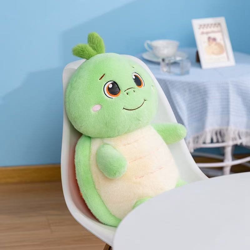 Latest Grass Green Turtle Stuffed Toy Stuffed Plush Toy Cartoon Anime Cute Pillow Pillow As A Gift Doll for Friends