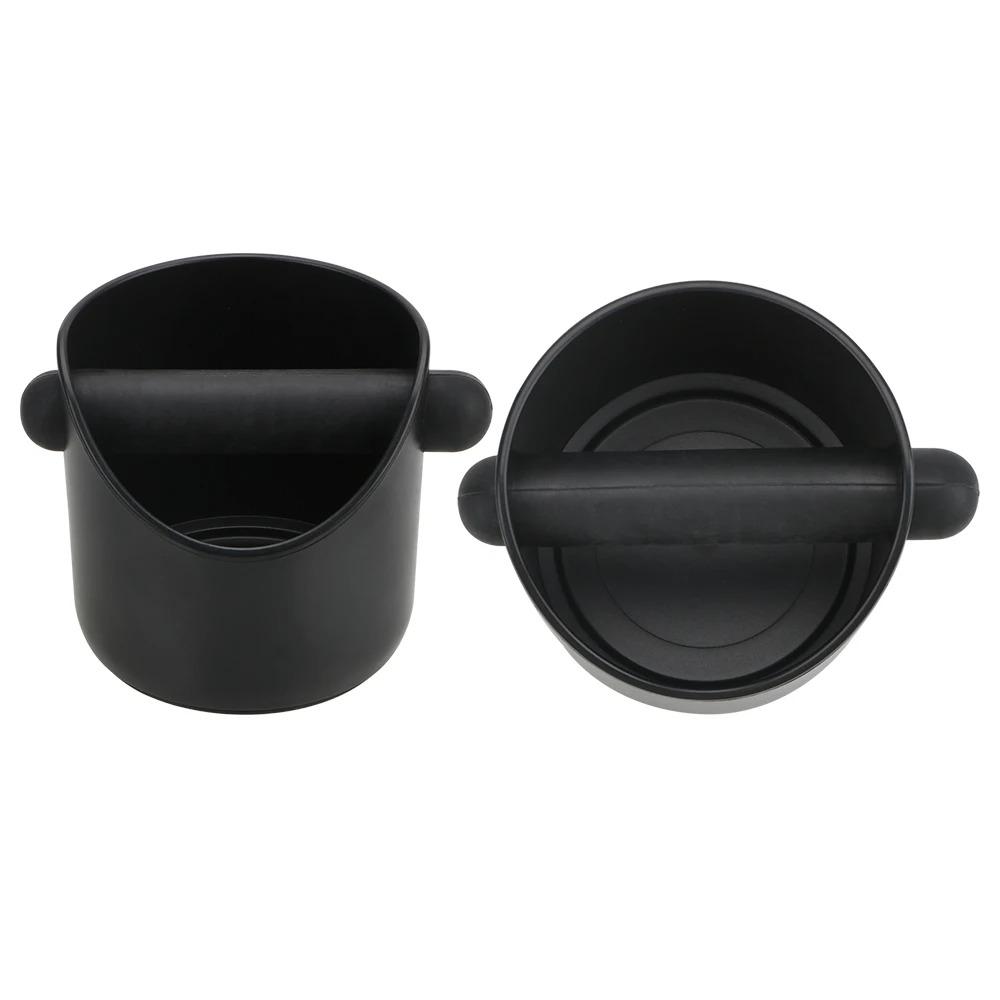 Coffee Knock Box Anti Slip Shock-absorbent Coffee Grind Dump Coffee Grind Knock Espresso Grind Dump Waste Bin Cafe For Barista