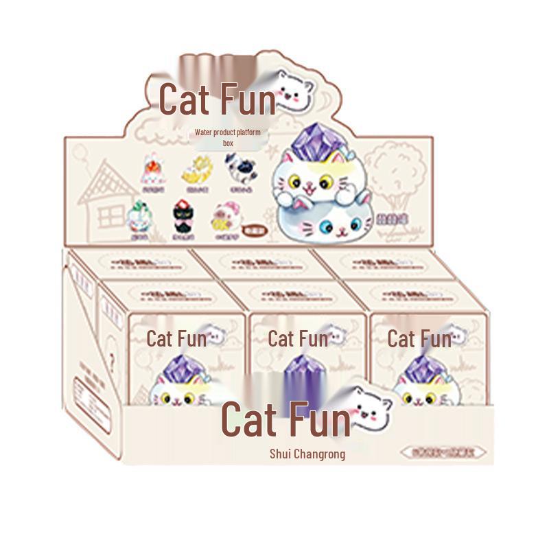Cute Creative Cartoon Cat Energy Blind Box - Desktop Decoration Ornaments Gift