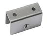Stainless Steel Semicircular Square Glass Clamp Shelf Bracket