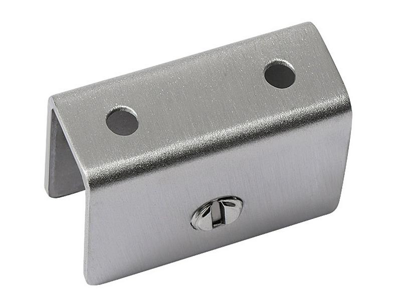 Stainless Steel Semicircular Square Glass Clamp Shelf Bracket