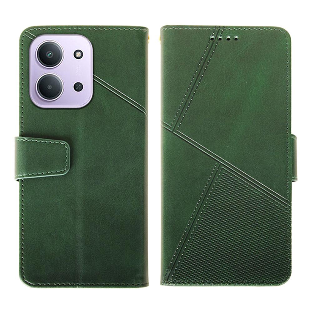 

IDEWEI For Xiaomi Redmi 15C 4G (Global) (171mm)/Poco C85 4G (171mm) Case Leather Wallet Phone Cover Stand Calf Texture