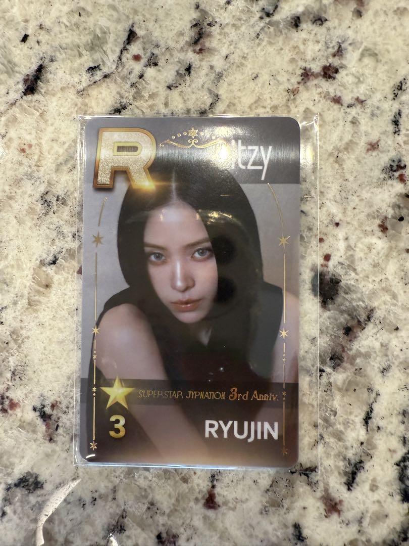 

[Б/У] SSJYP 3-я годовщина ShsJY Настоящая карта ITZY Рюджин