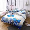 Butterfly Flower 3D Digital Printing Three-Piece Rose Quilt Cover