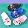 Adorable Cartoon Kids Slippers For Boys And Girls Breathable Non-slip Indoor Footwear In White Blue Pink And Black Available In Various Sizes
