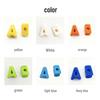 Colorful Acrylic Alphabet 'A' Beads for DIY Keychains & Charms