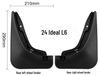 Ideal L6 Soft Rubber Car Mud Flaps