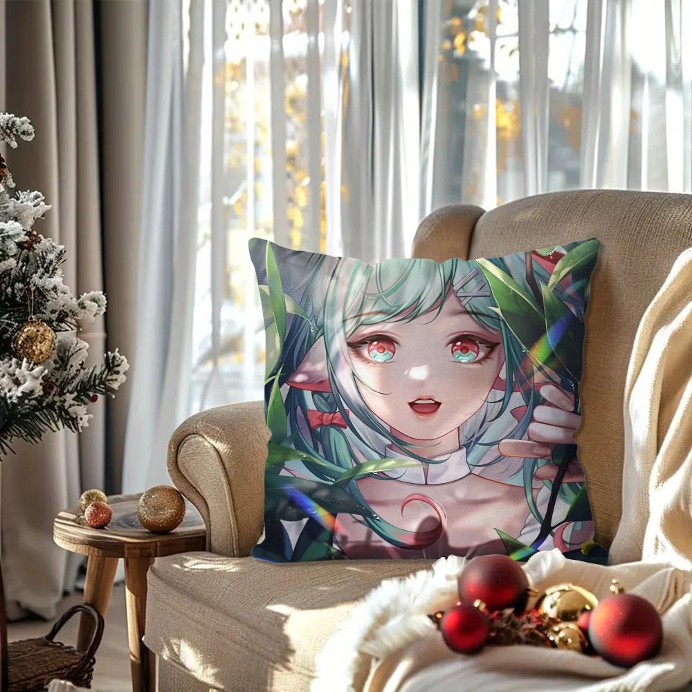 Yaomei Animation Game H-Honor Of K-Kings Pillow Case Square Pillow Bedroom Sofa Leisure ComfortLiving Room Home Decoration 40X40