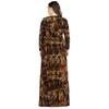 Plus Size Women's New Long Sleeved Printed Dress