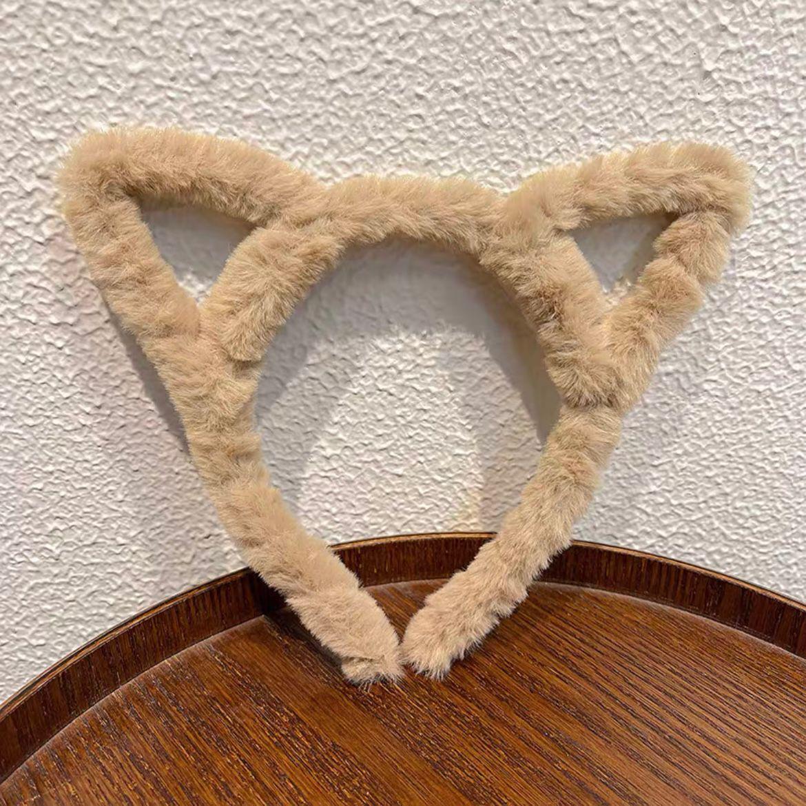 

Плюшева мила пов язка на голову у формі кролика-ведмедика, шпилька для волосся: 3D універсальний аксесуар для волосся для активного відпочинку на природі/миття обличчя