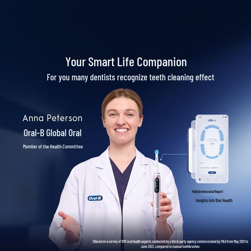 Oral-B iO9 Series Smart Electric Toothbrush - Pink Gift Set CN plug (adapter included)