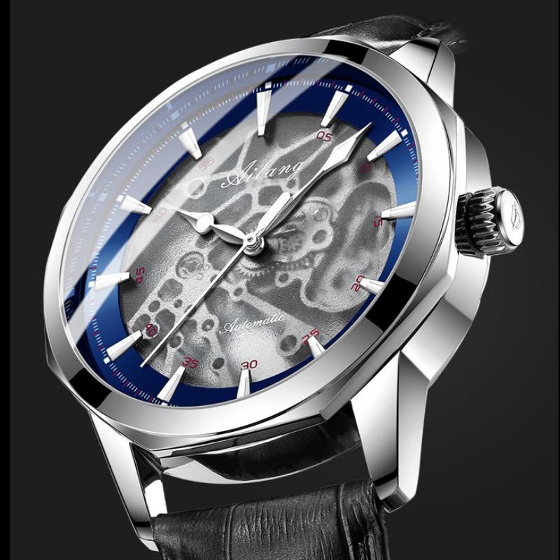 AILANG Uhren Herren Automatik Vollskelett Mechanische Uhr Neue Herrenuhren Wasserdicht