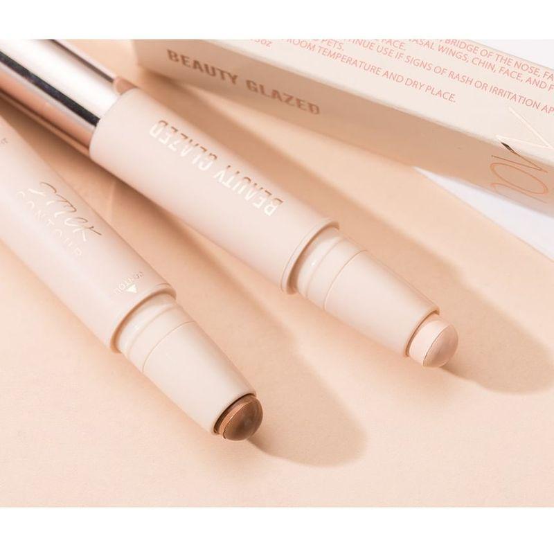 BEAUTY GLAZED - Highlighter & Contour Double-Headed Stick - 3 Shades