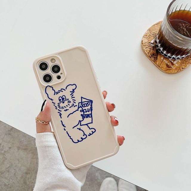 

Чехол для телефона Ins Line с собакой и милым животным, мультяшный чехол для Iphone 12 11 13 Pro Max Mini 8 7 Plus X Xs Max Xr, силиконовый чехол for iphone 11PRO