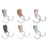 Multifunctional S Shape Baby Stroller Hooks PU Double Hook Hanging Hook Cartoon Cart Organizer Stroller Accessories Baby