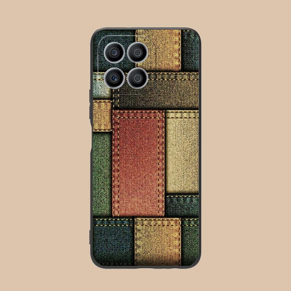Jeans Texture Mobile Phone Case for Honor 90 80 70 60 50 30 20 10 9 8 7 Pro S SE Lite 5G Colorful Printing Cover Pretty Luxury