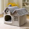 Bed with Removable Cushion - Perfect for Small to Large Dogs