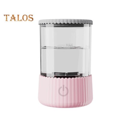 

Электрический очиститель для кистей для макияжа USB Автоматическая машина для чистки косметических кистей Многофункциональная сушилка для косметических кистей Держатель Контейнер для мытья инструментов розовый