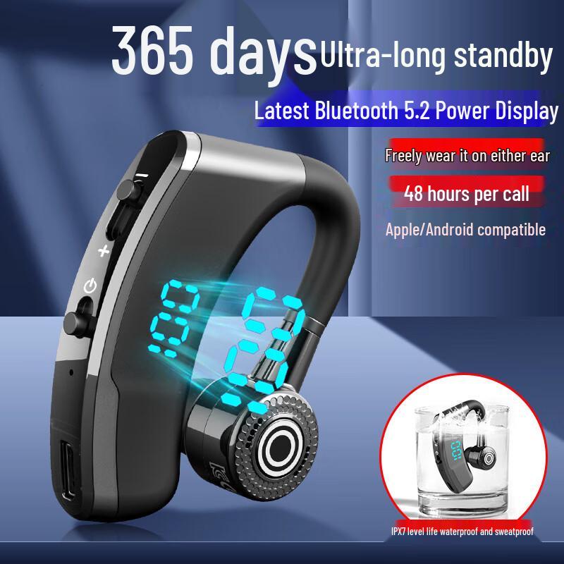 Toplander V9 Wireless Ear-Hook Bluetooth Headset