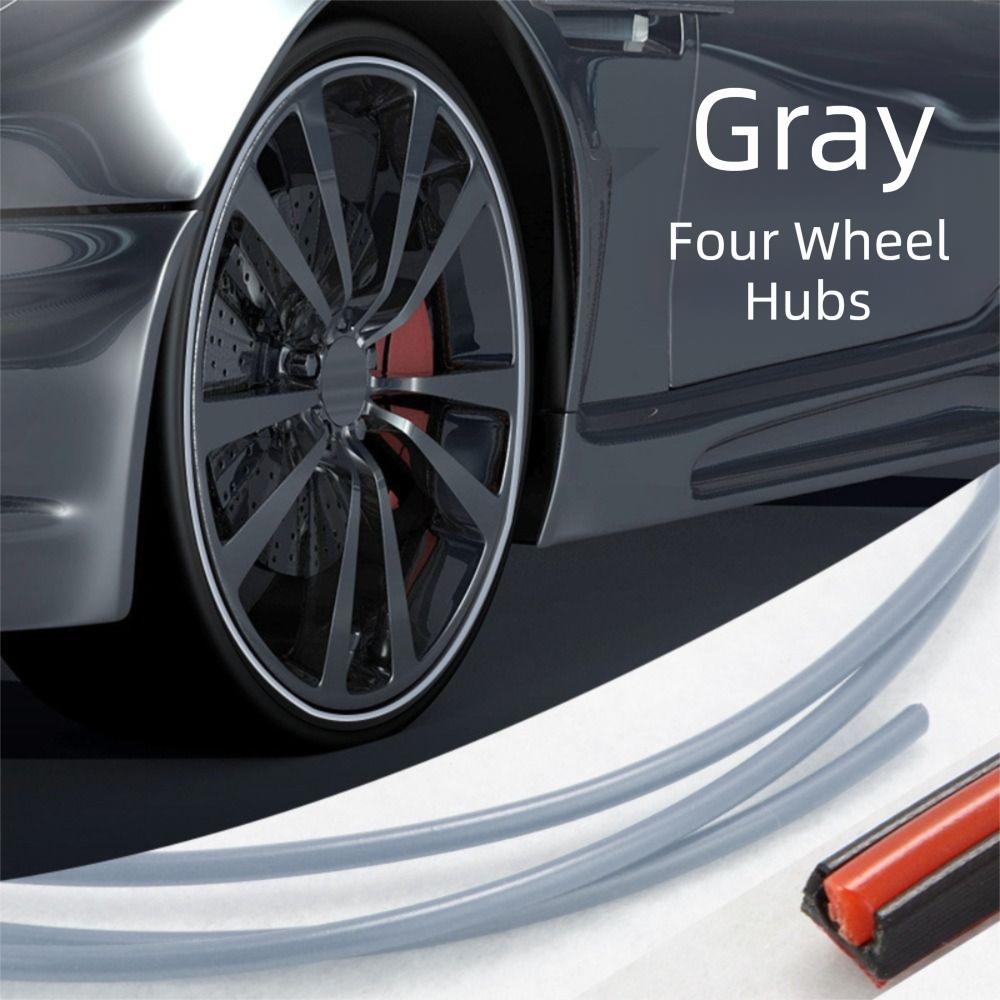 Anti-Scratch Wheel Hub Decorative Strip Full Rim Cover Tire Protective Ring  Tire Modification