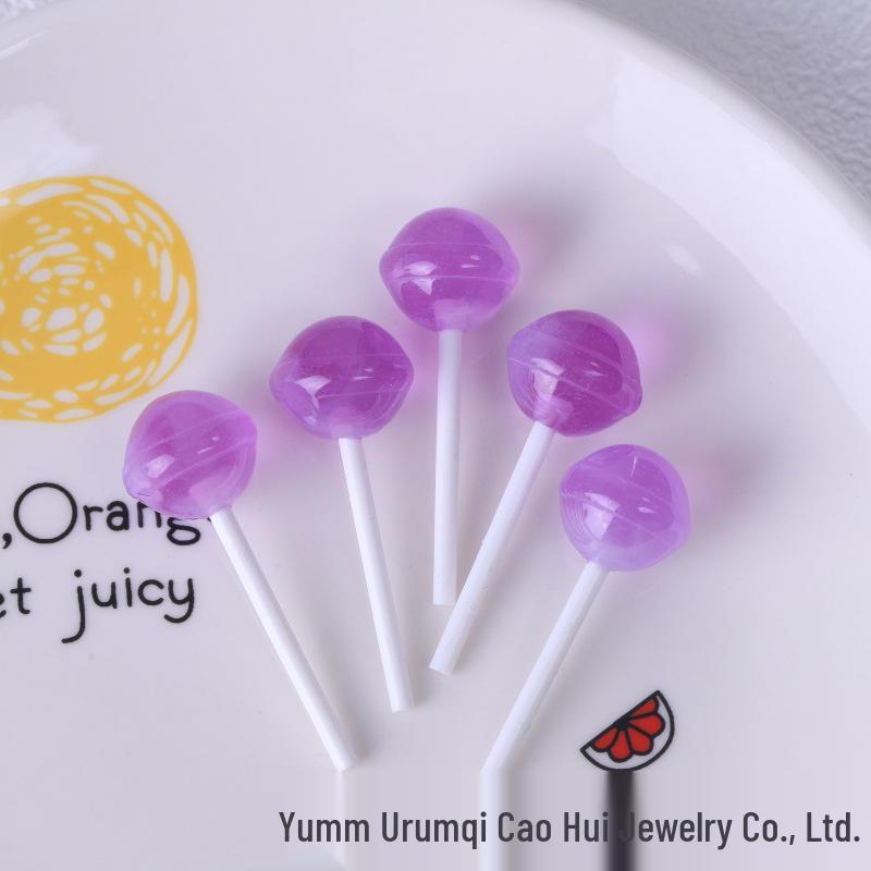 

Сделай сам Планета Леденец Симуляция Брелок Подвеска со Сливочным Клеем Смола Аксессуары 1.5cm x 4.3cm фиолетовый