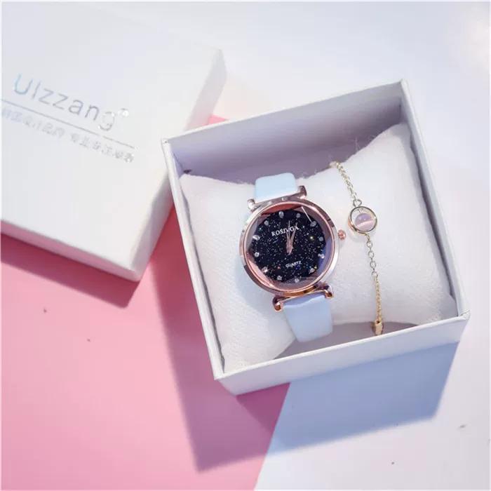 Starry sky watch women's fashion trend retro atmospheric ins style Korean version simple temperament girl student