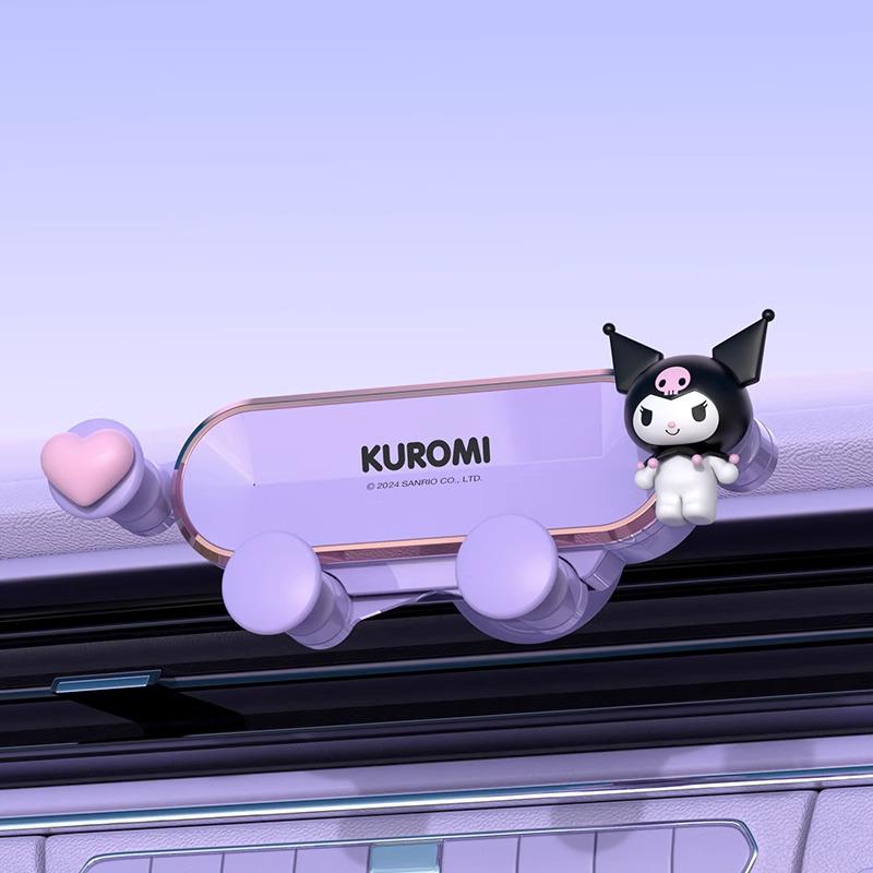 Kuromi Cute Cartoon Car Air Vent Phone Holder