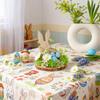 Easter Eggs Rabbit Decorations Wood Plastic Indoor Outdoo Family Activity Supplies Desktop Ornament