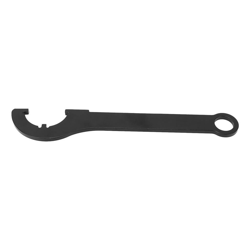 Spanner Wrench Black Color Portable Ergonomic Design 45 Steel Hook Wrench Tool for Machinery