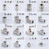 Variable Diameter External Stainless Steel Elbow Home Improvement Threaded Pipe Fittings Plumbing Fitting Adapter Hardware