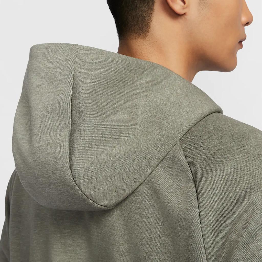 Nike Solid Color Hooded Zipper Cardigan Long Sleeve Jacket Spliced Vintage Sweatshirt Men jackets Light-Army-Green FZ0968320