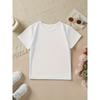 European Size Girls Round-neck Short-sleeved T-shirt with Unique English Patterns SORRY BOYS DADDY SAYS NO DATING
