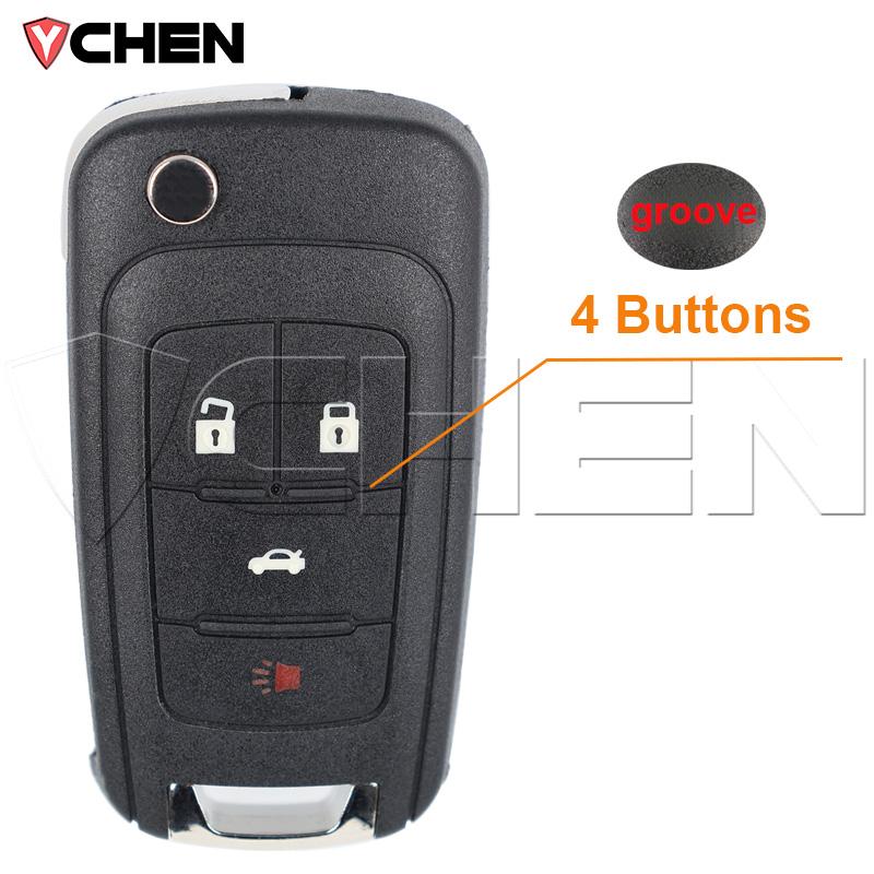 Car Key Case Cover For Buick For Chevrolet Cruze Epica Lova Impala Aveo Malibu Sail Orlando Trax Spark Remote Fob Shell Logo