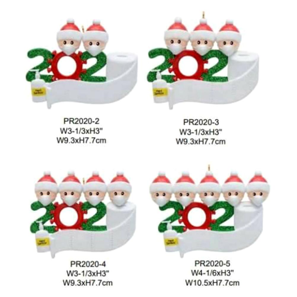 Family Members Name Xmas Hanging Ornament Xmas Snowman Hanging Pendant for Home