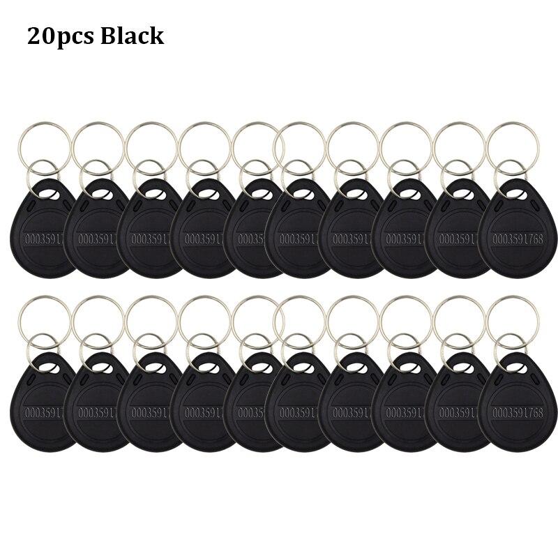 10-20pcs 125KHz Read-Only RFID TK4100 EM4100 Smart Chip Proximity Keyfobs Smart Secure Door Entry Access ID Keychain Token Tag