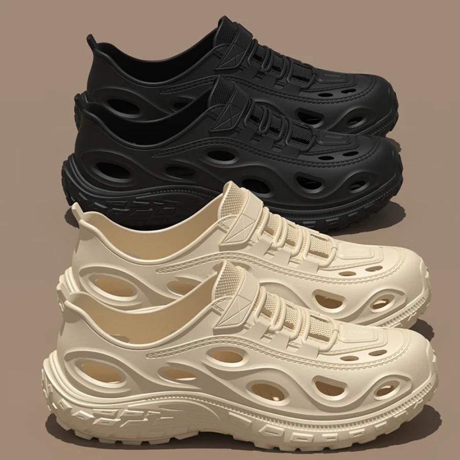 Men's Super Light Sandals Waterproof Sneakers Slip On EVA Thick Sole Slides Fishing Driving Outdoor Flat Shoes